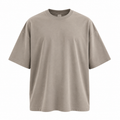 Premium Heavyweight Oversized T-Shirt – Taupe | MELLYNGTTON