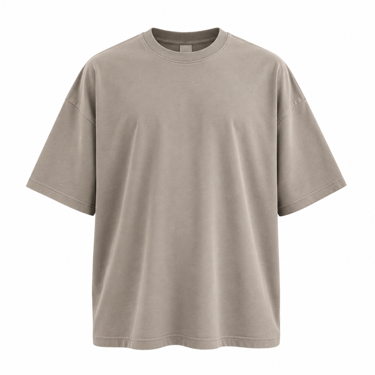 Premium Heavyweight Oversized T-Shirt – Taupe | MELLYNGTTON