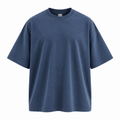 Premium Heavyweight Oversized T-Shirt – Steel Blue | MELLYNGTTON