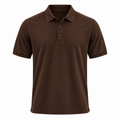 Premium Cotton Piqué Polo Shirt – Chocolate Brown | MELLYNGTTON