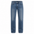 Premium Straight-Leg Denim Jeans – Mid Blue | MELLYNGTTON